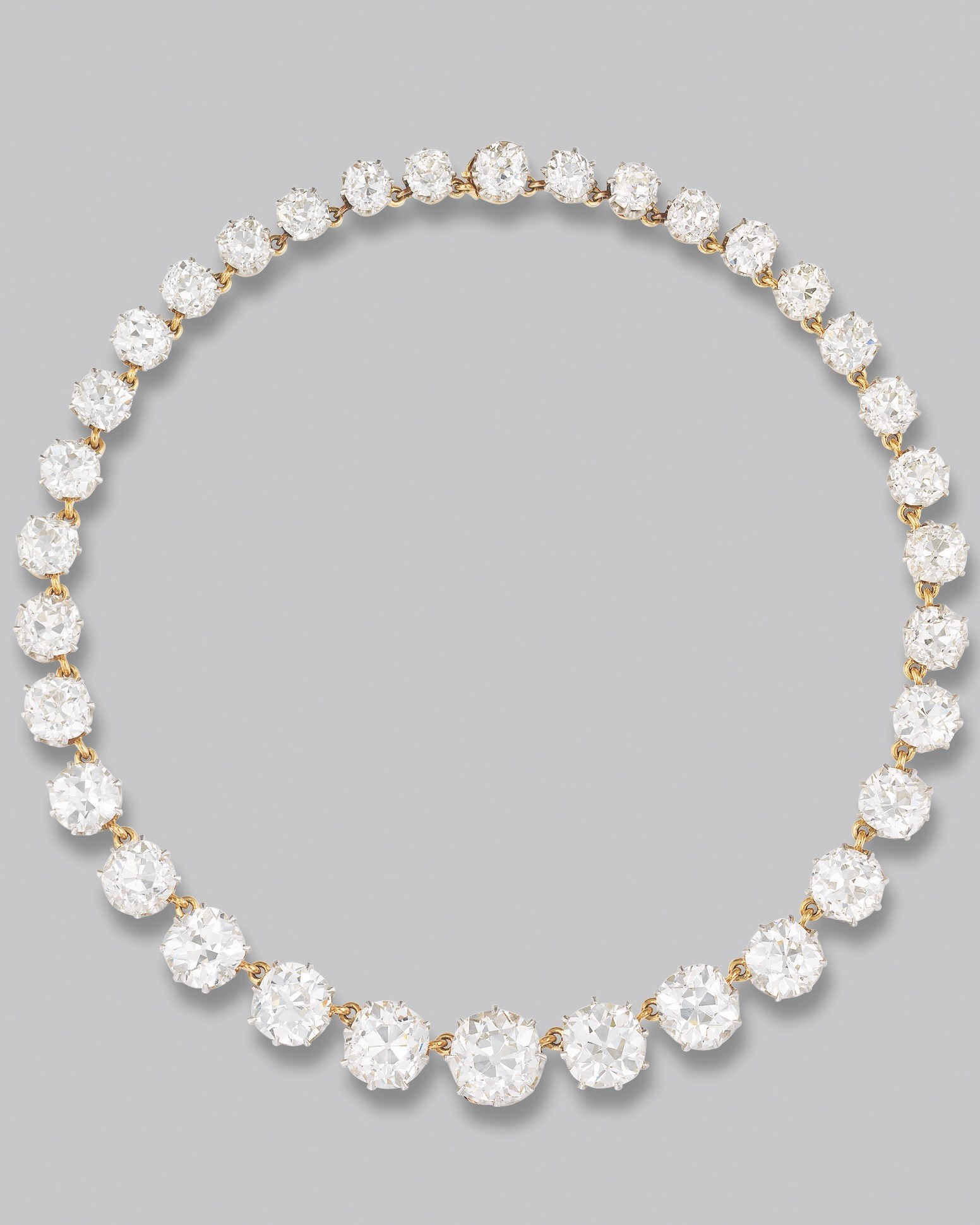 Queen Mary's Diamond Rivière necklace (Courtesy of Christie's)