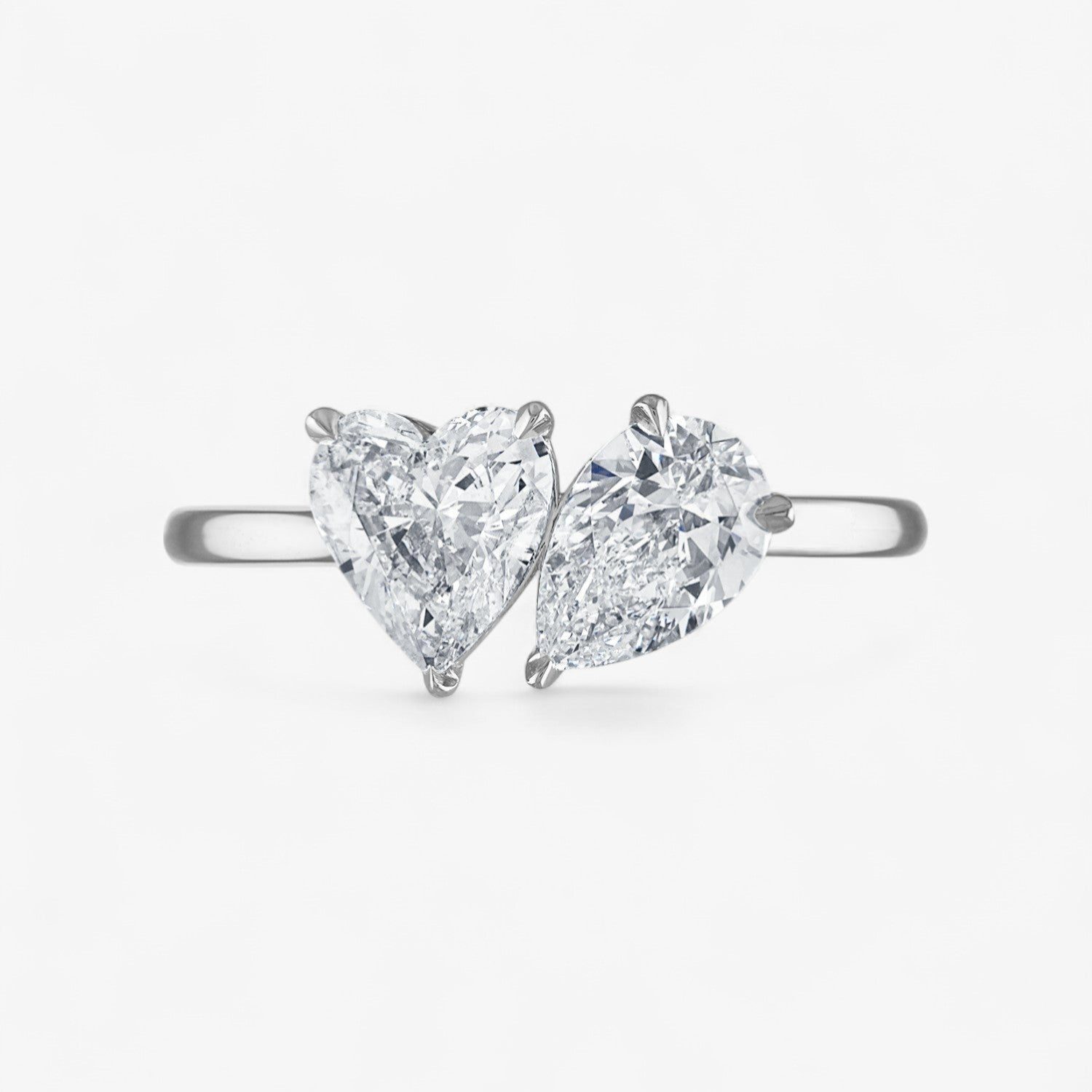 Stephanie Gottlieb heart shaped diamond ring