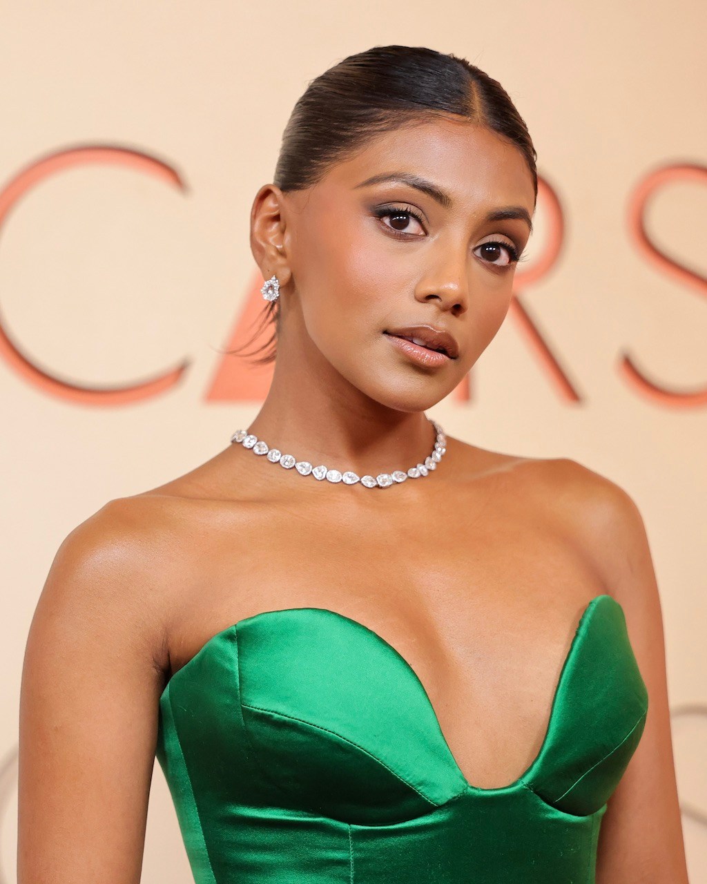 Charithra Chandran Wore Chopard Jewelry to the Oscars 2026