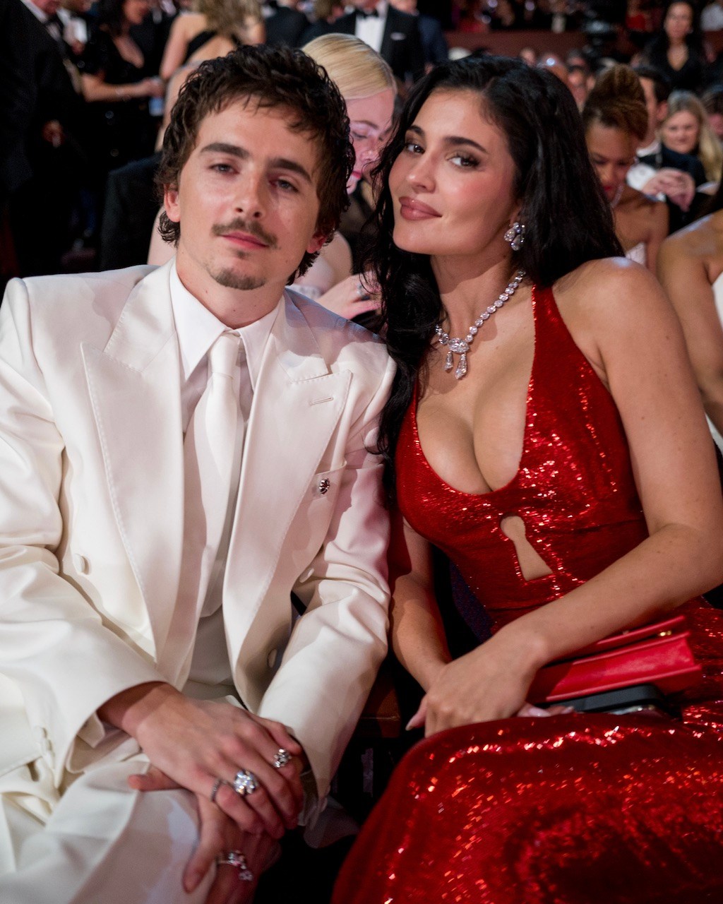 Timothée Chalamet with Kylie Jenner Wore Nearly 200 Carats of Lorraine Schwartz Diamonds to the 2026 Oscars