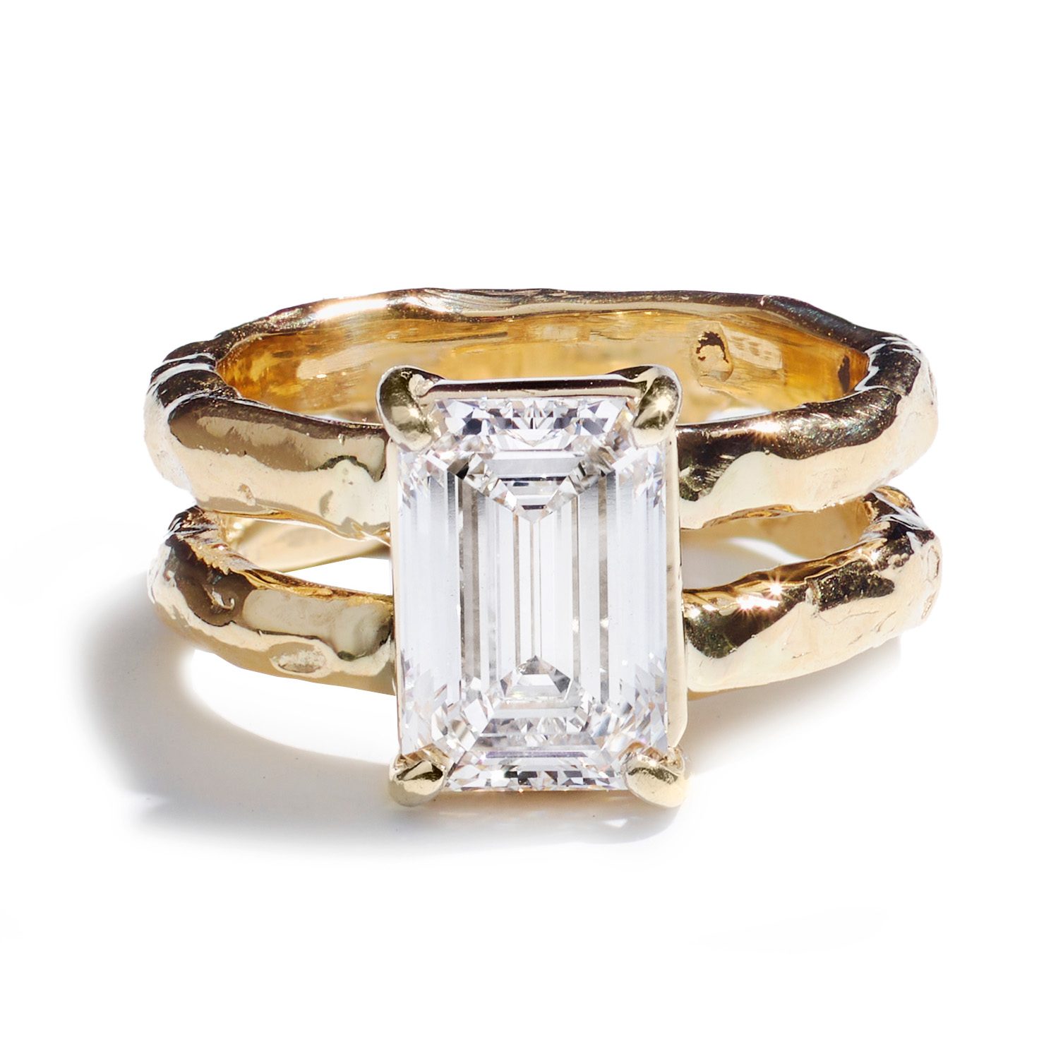 double band engagement rings