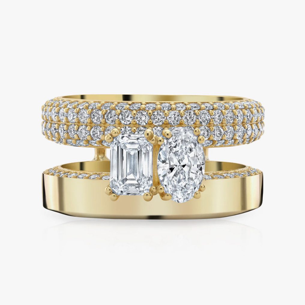 double band engagement rings