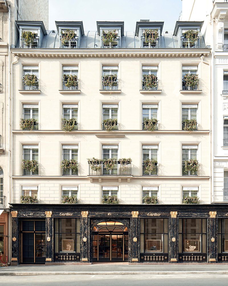 Cartier on Rue de la Paix. 