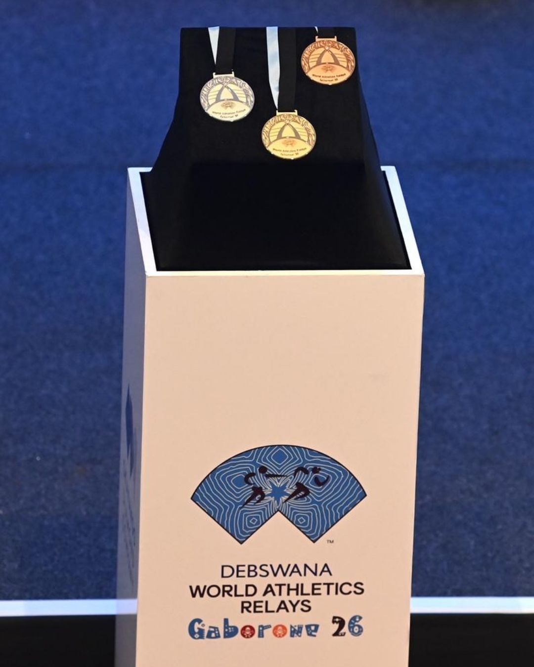 Diamond-accented medals for the Debswana World Athletics Relays Gaborone 26