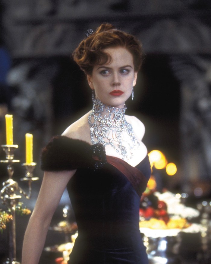 Actress Nicole Kidman wore the 'Satine' diamond necklace by Stefano Canturi in the 2001 film 'Moulin Rouge.' (Courtesy of Canturi/ Sue Adler/ Twentieth Century Fox)