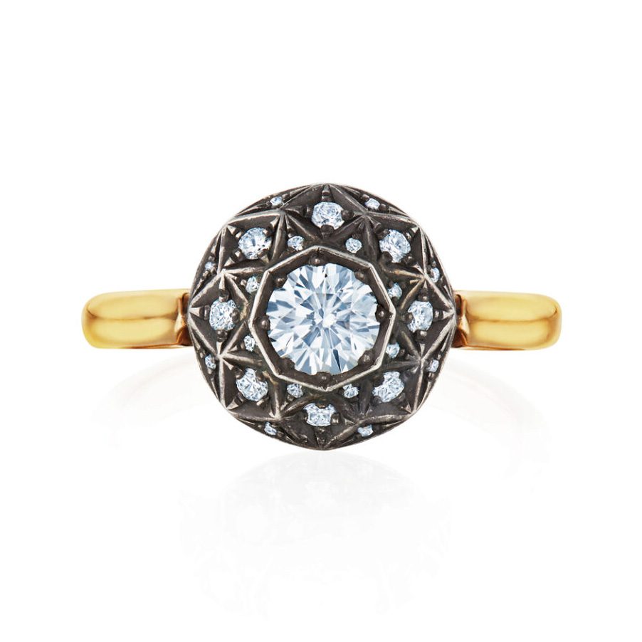 blackened rings