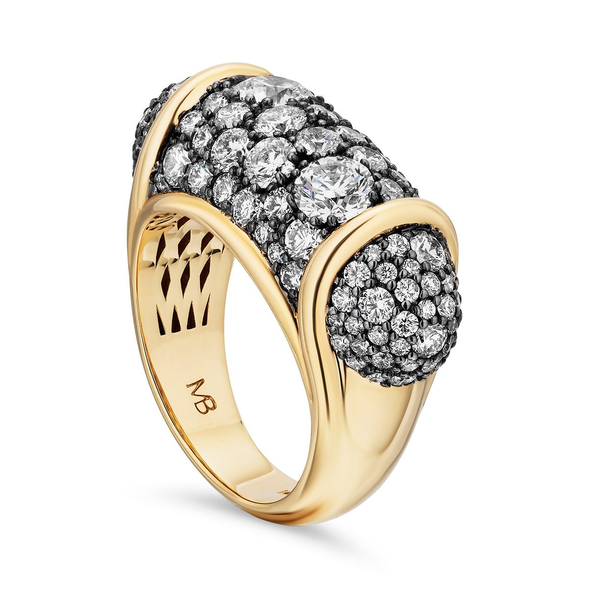 blackened rings
