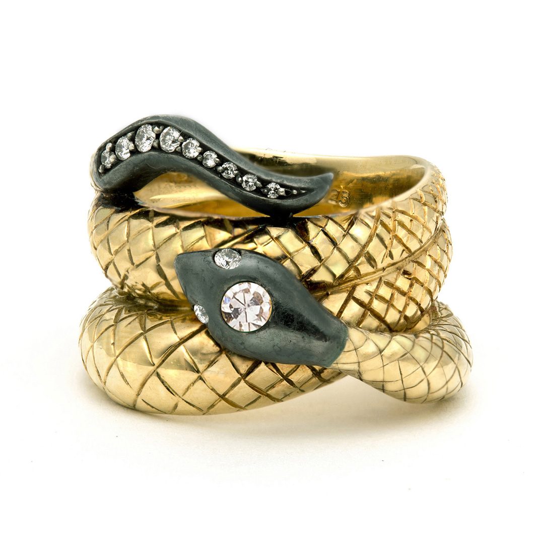 blackened rings