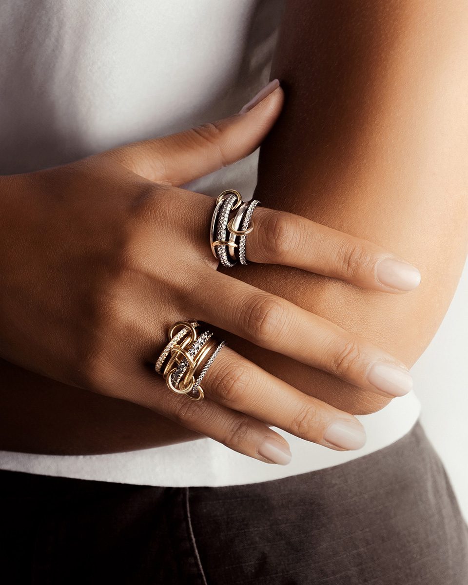 Spinelli Kilcollin blackened rings
