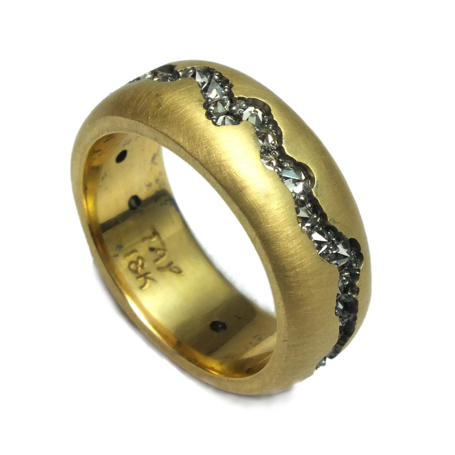 blackened rings