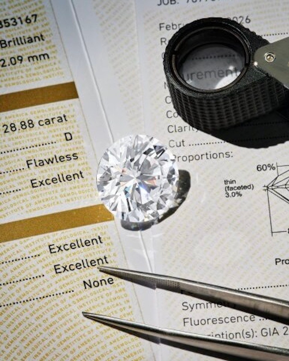 The Jwaneng 28.88 Diamond (Courtesy of Sotheby's)