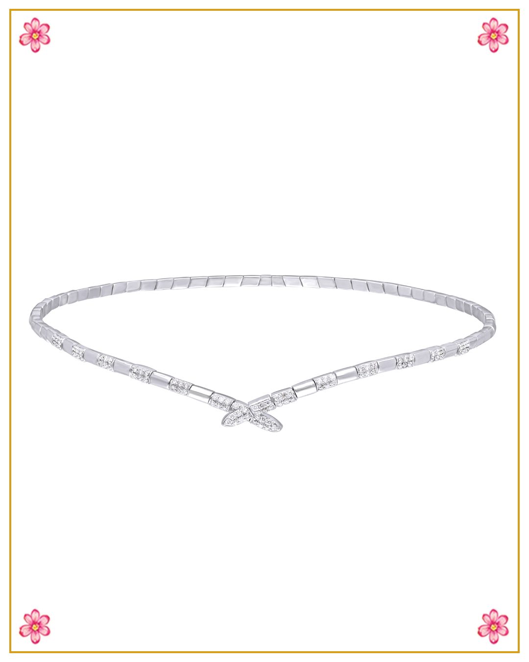 Minimal Diamond Necklace