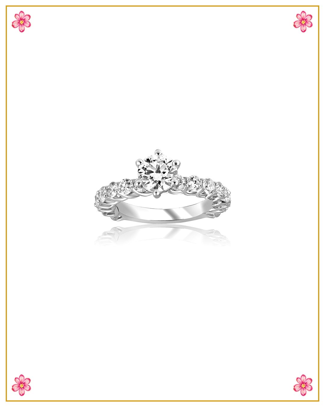 Diamond Ring with multiple small diamonds