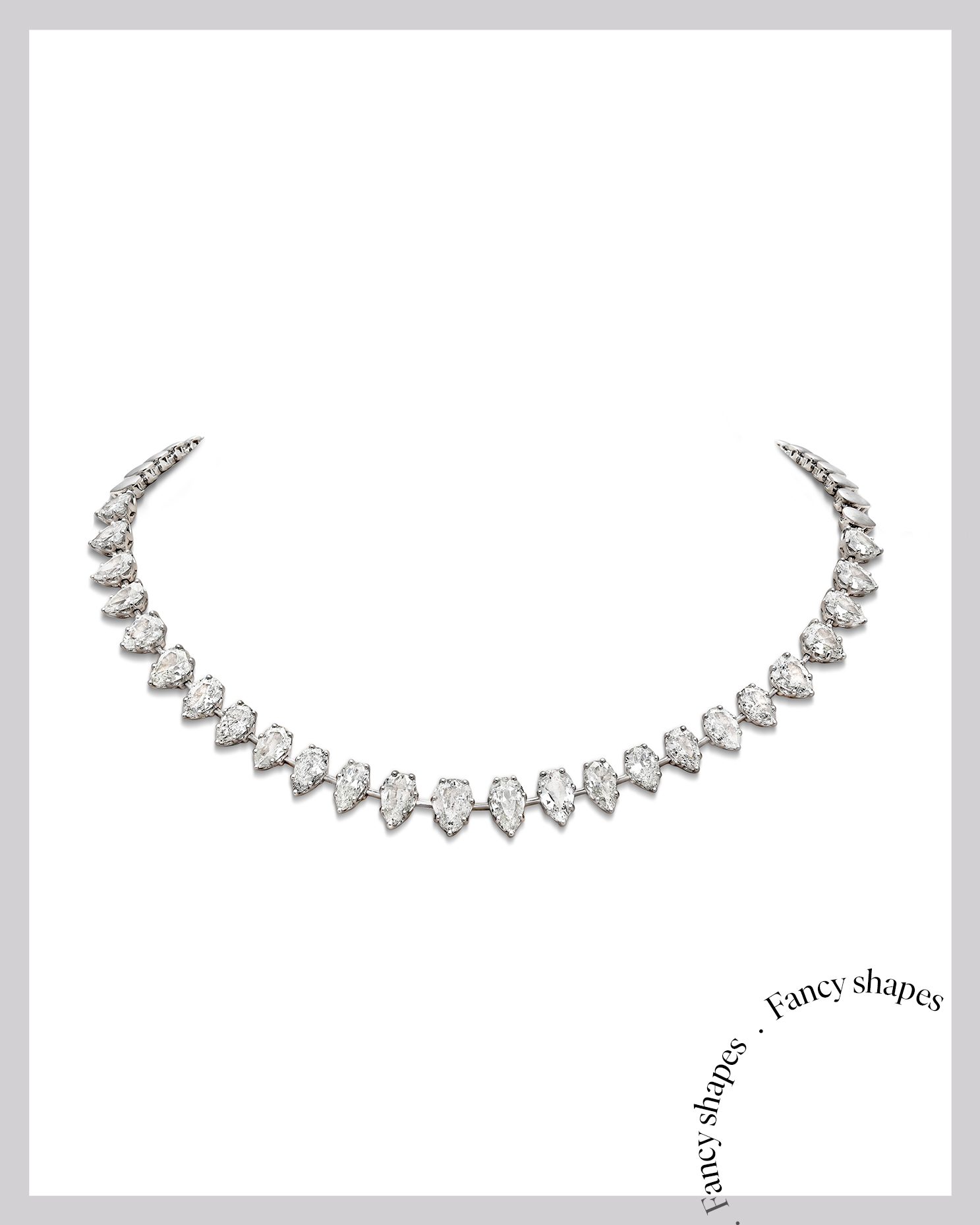 Fancy Shape Tennis Necklace