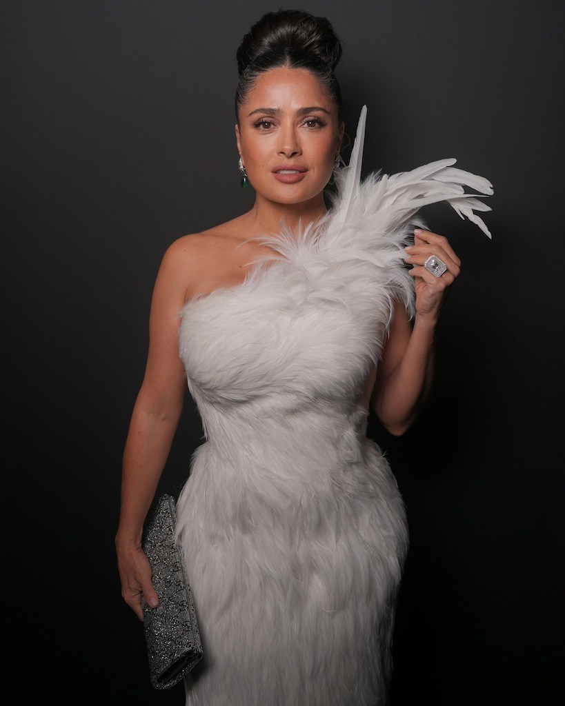 Salma Hayek Wore Boucheron Jewelry During the Cannes Film Festival 2026