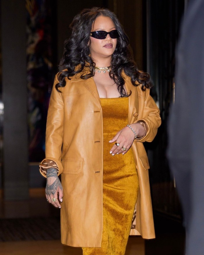 Rihanna is seen on June 09, 2026 in New York City. (Getty Images)