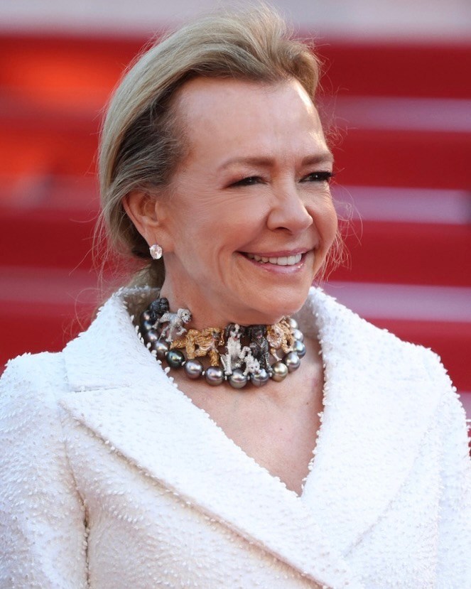 Chopard Dog Necklace: Caroline Scheufele at the 79th edition of the Cannes Film Festival on May 16, 2026