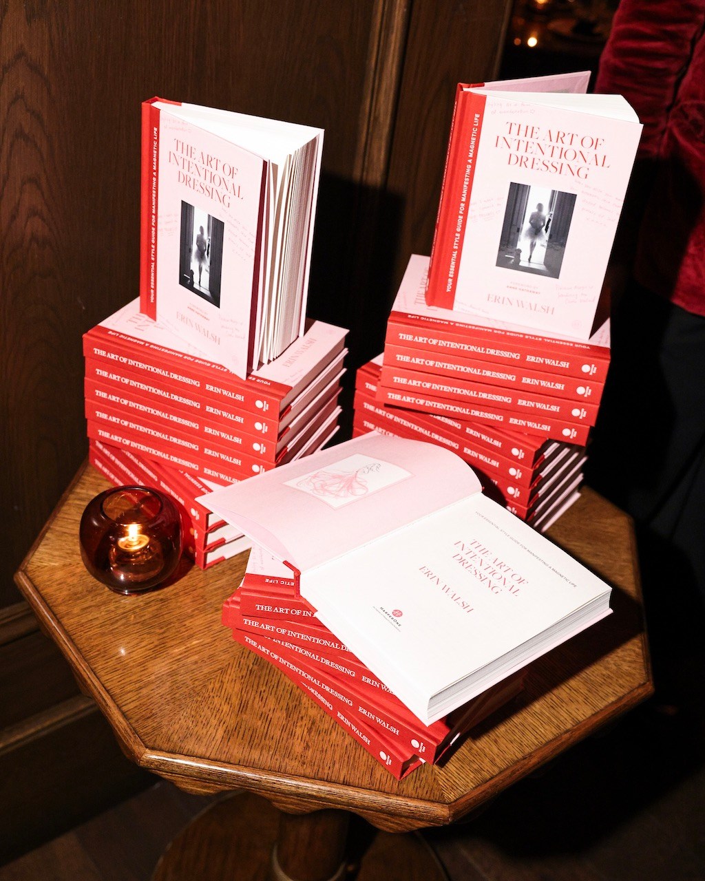 Erin Walsh Toasts Her Debut Title “The Art of Intentional Dressing” at The Portrait Bar, on April 30, 2026. (Matteo Prandoni/BFA.com)