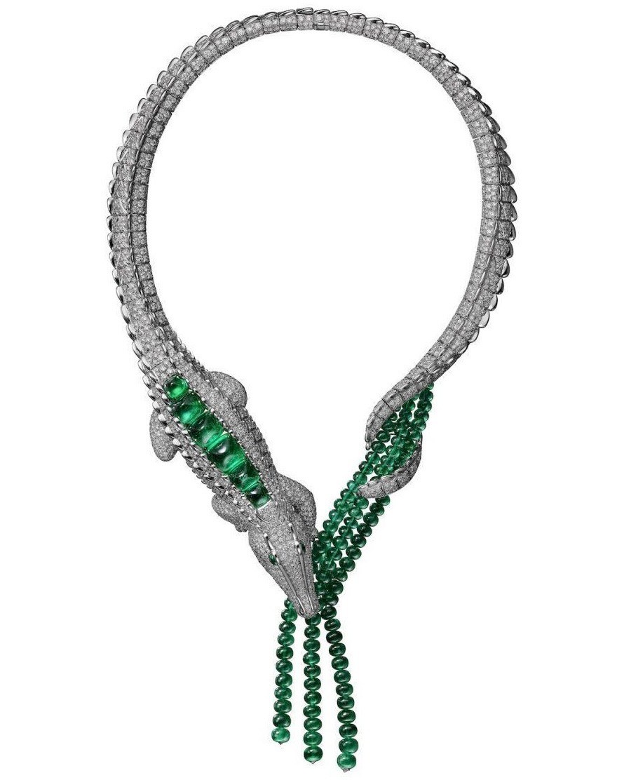 Monica Bellucci Wore An Updated Cartier Crocodile Necklace to the 2019 Cannes Film Festival
