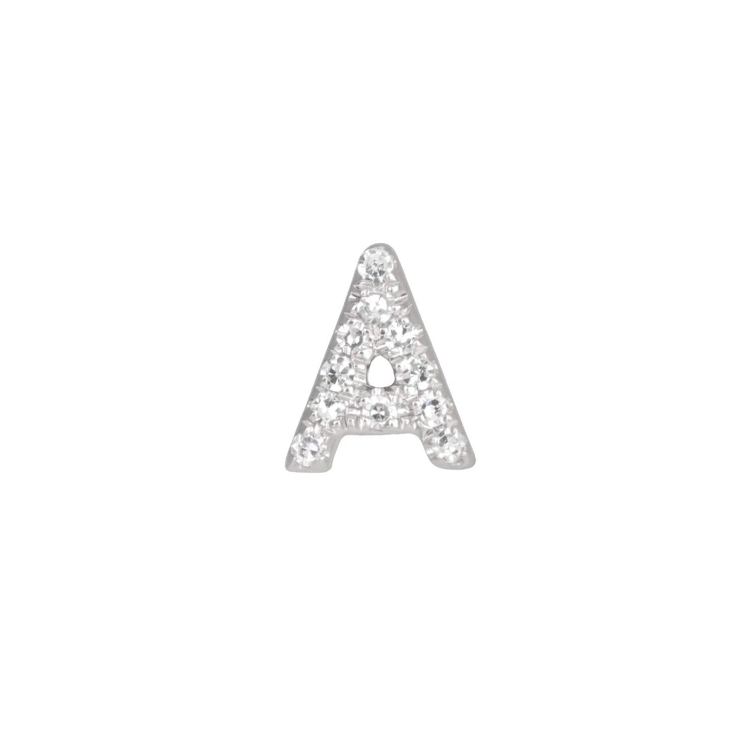 diamond initial stud graduation gifts