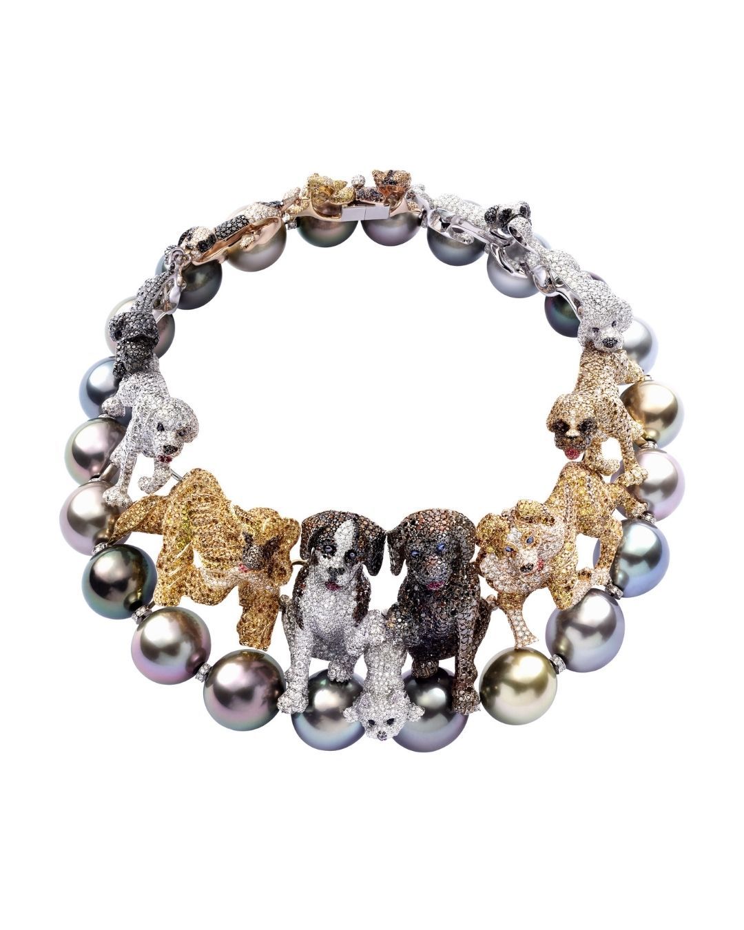 Chopard diamond dog choker