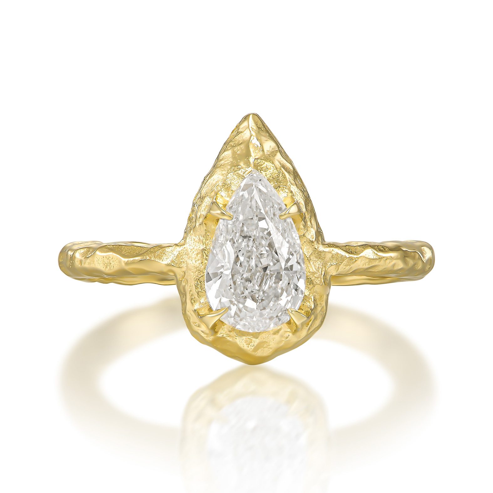 rough gold rings