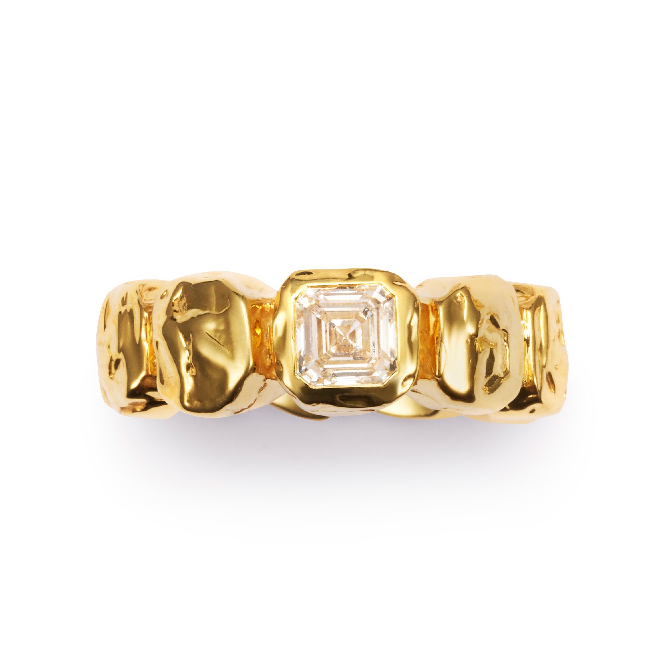 rough gold rings