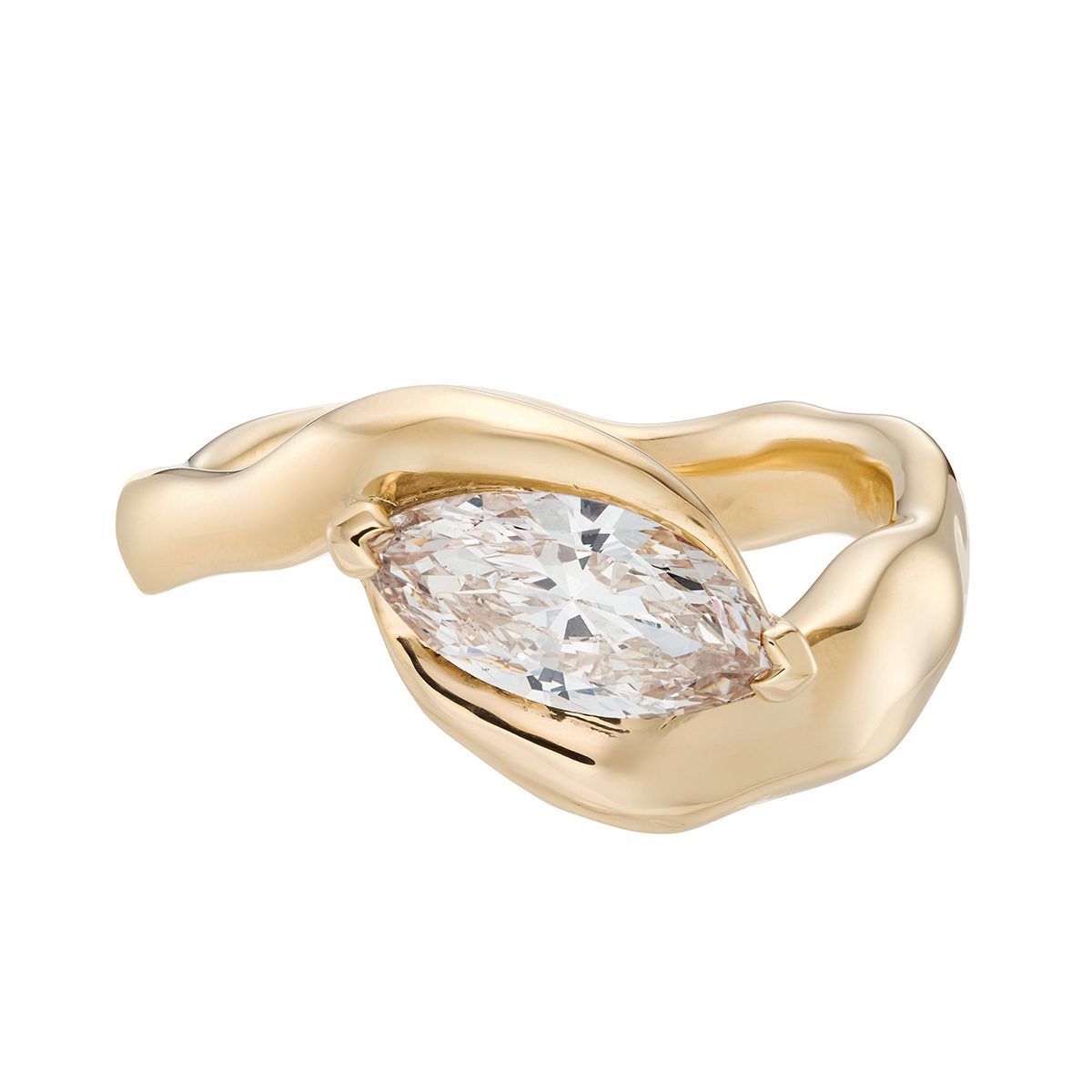 rough gold rings