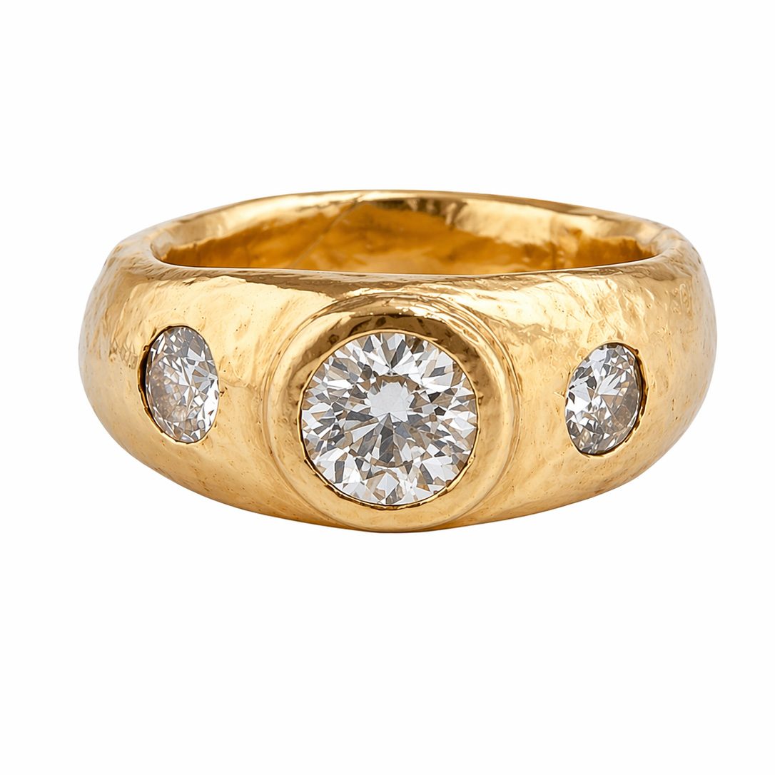 rough gold rings