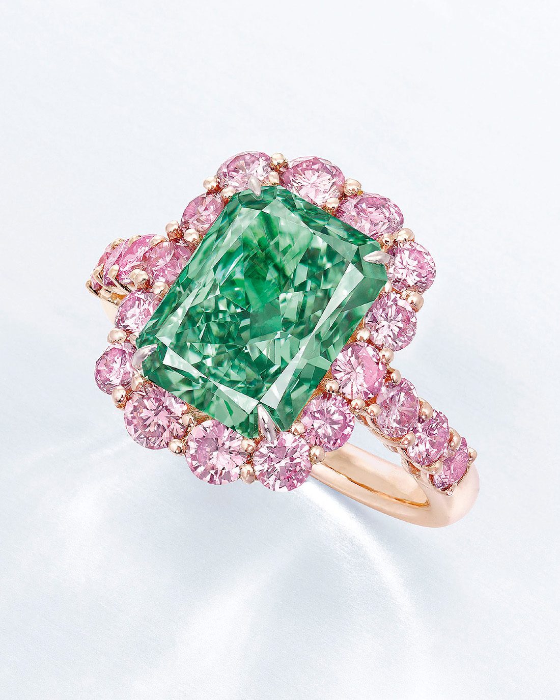 The Aurora Green Diamond (Courtesy of Christie's)