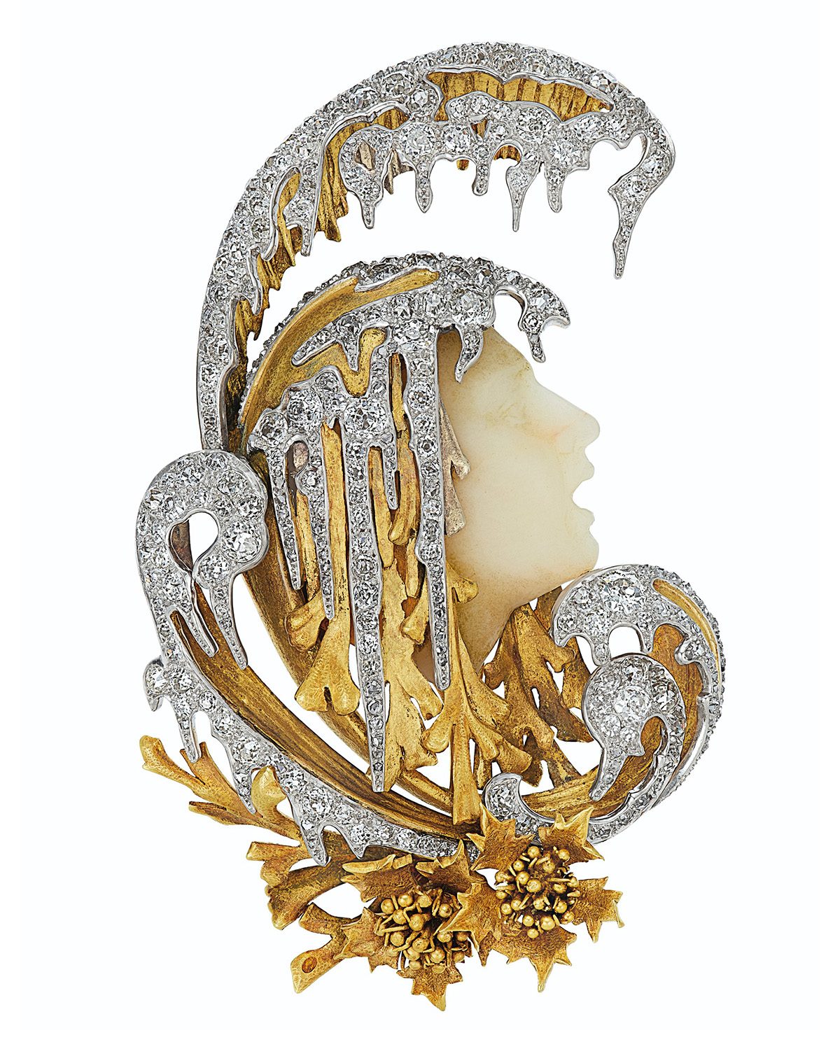 art nouveau brooch