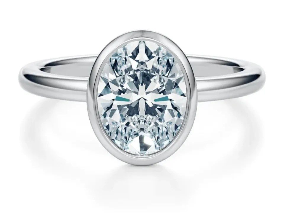 bezel engagement ring