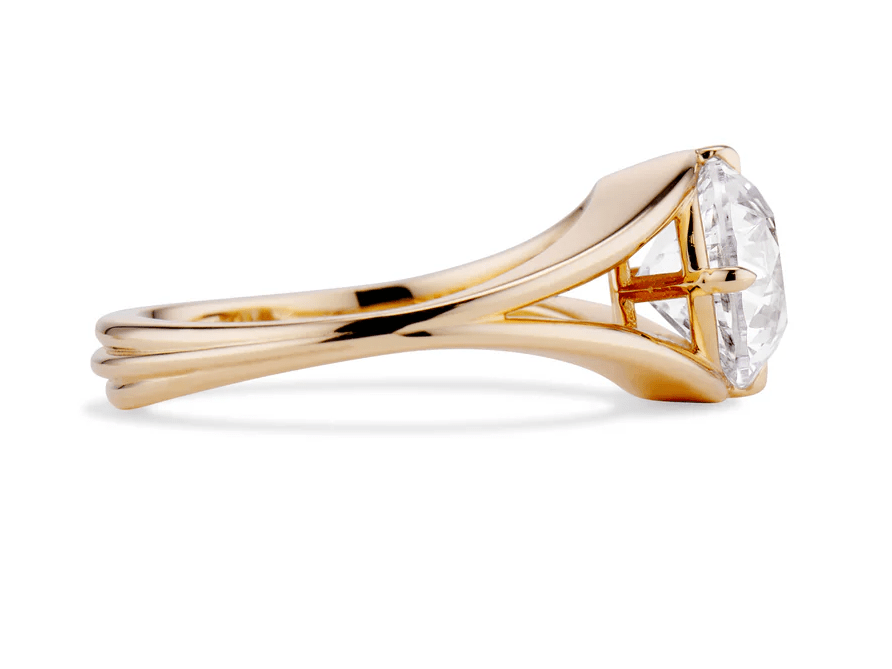 split shank engagement rings: Ashley Zhang Jewelry Rory Split Shank Engagement Ring
