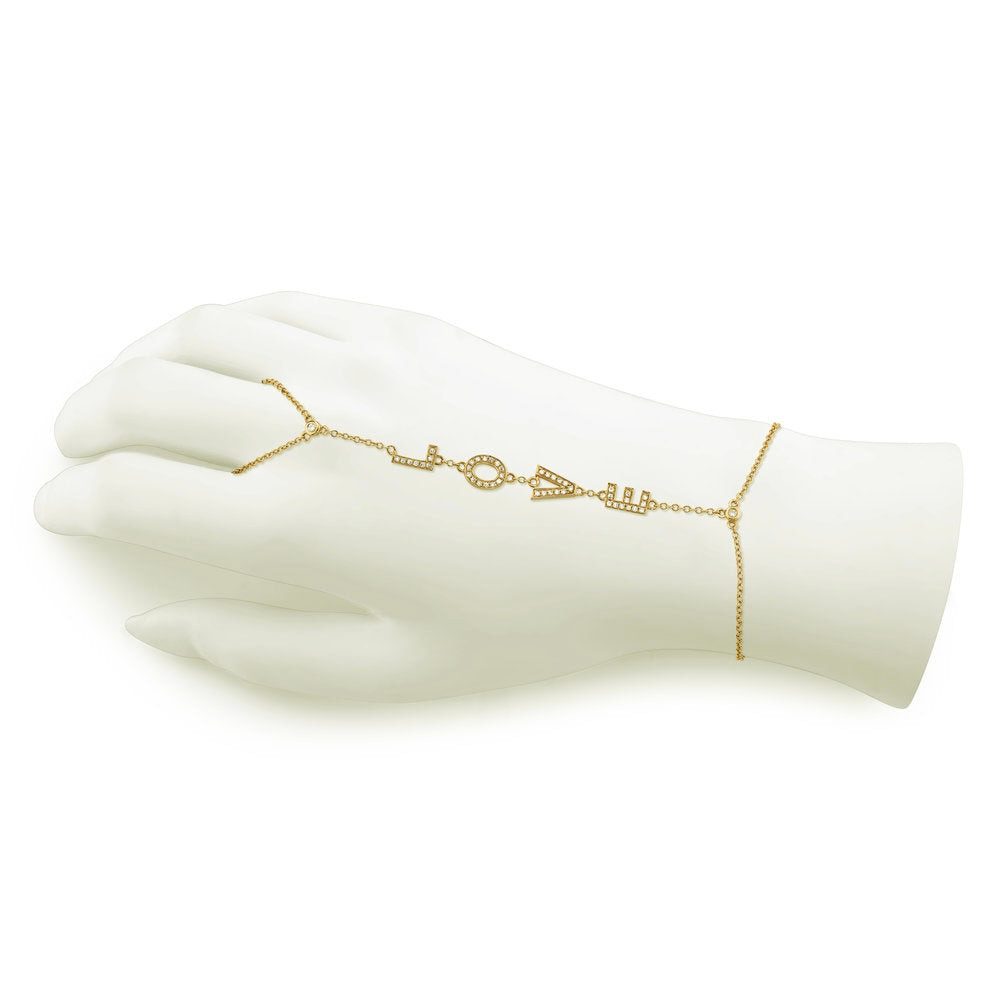 SHAY Jewelry Diamond Love Hand Chain, $2,990, shayjewelry.com