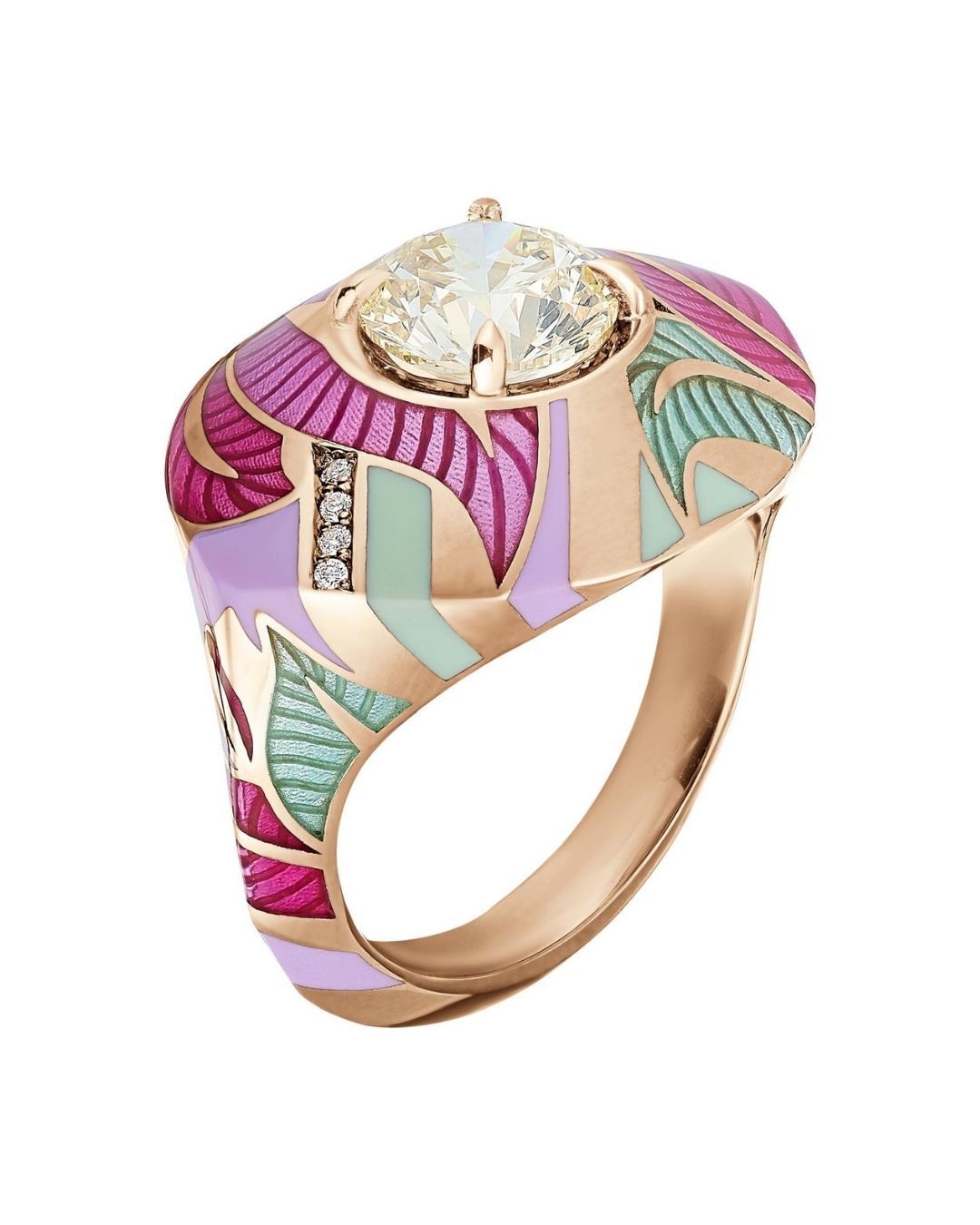 The High Memphis Leaf Ring Colorful Jewelry