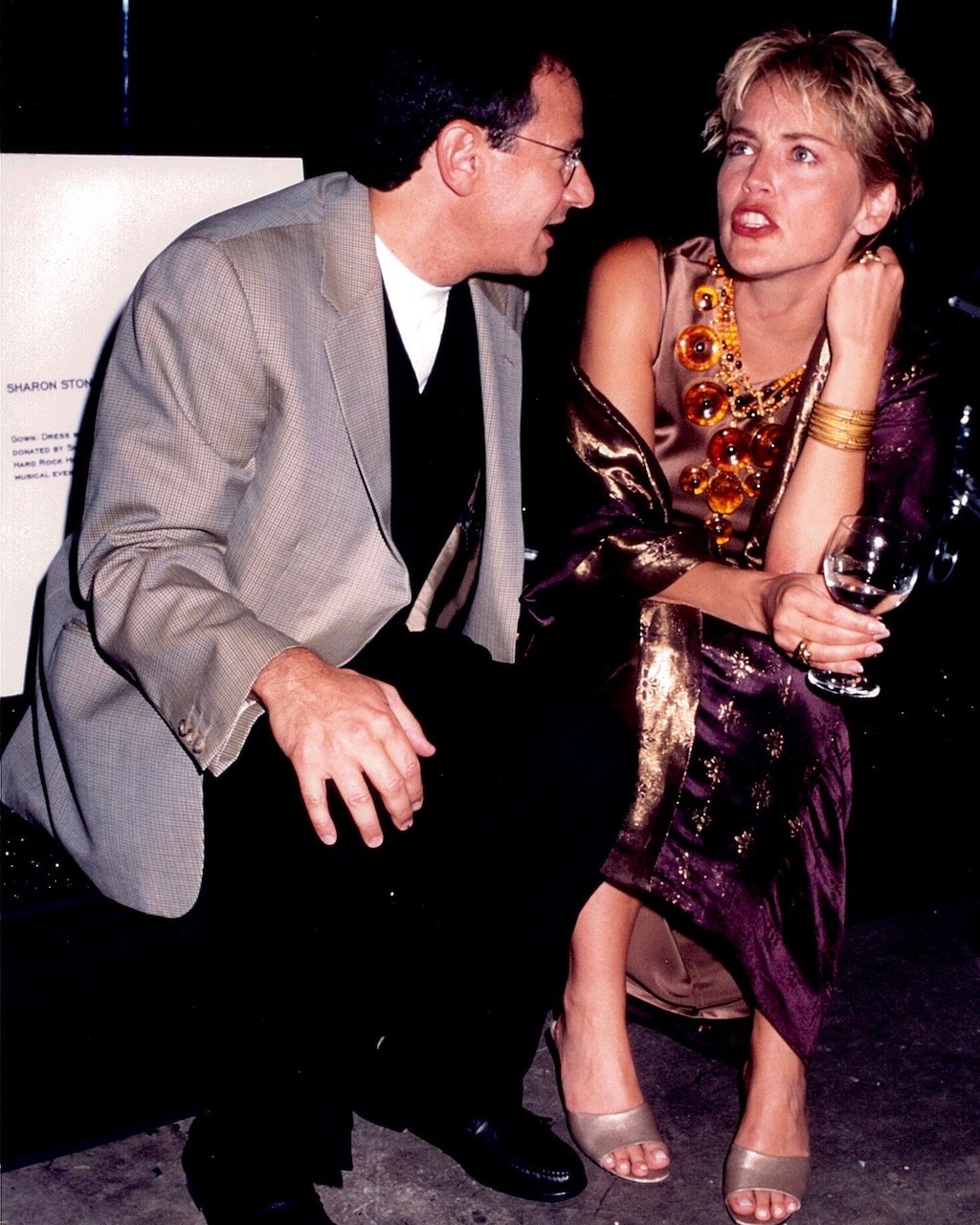 Martin Katz and Sharon Stone (Courtesy of Martin Katz)