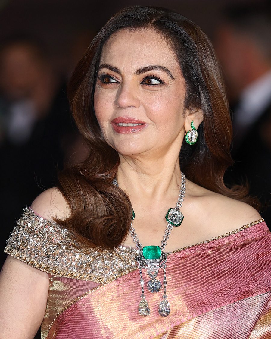 Nita Ambani attends the inaugural British Museum Ball at The British Museum on October 18, 2025 in London, England. (Photo by Mike Marsland/WireImage)