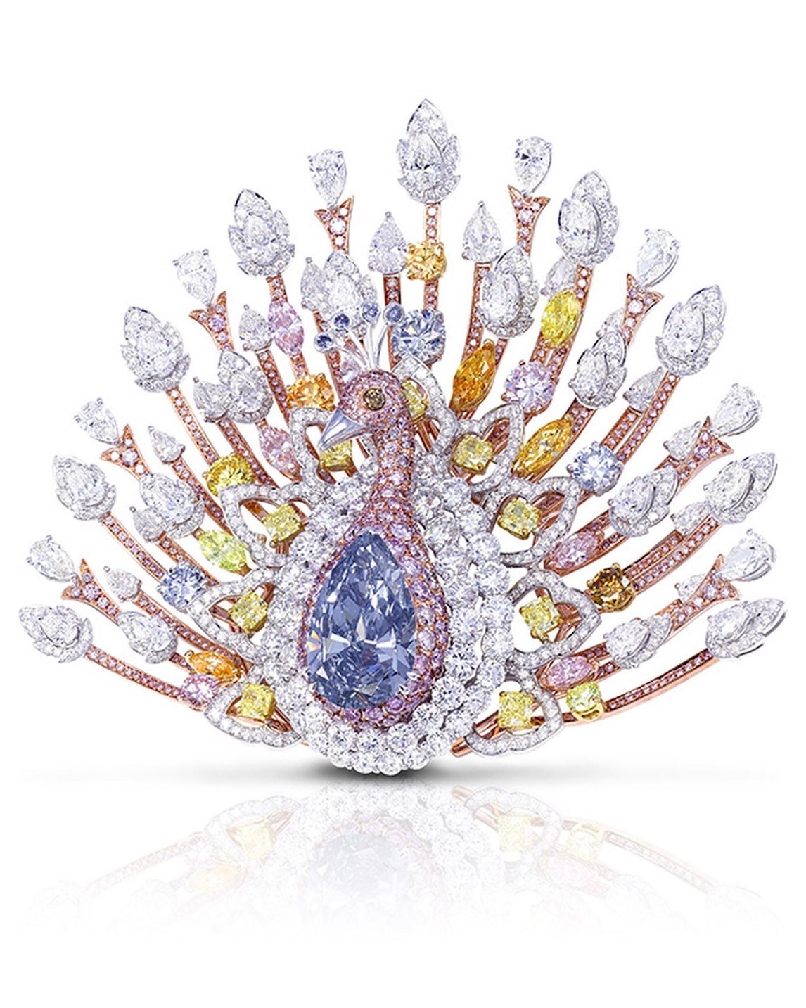 Bird Jewelry The Graff Peacock Brooch is One Of The Most Valuable in the World