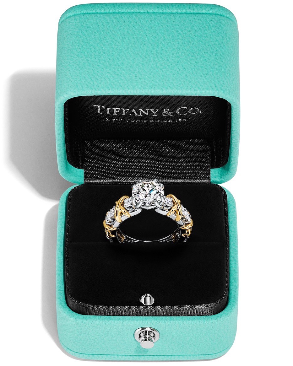 New Tiffany & Co. Sixteen Stone solitaire diamond ring