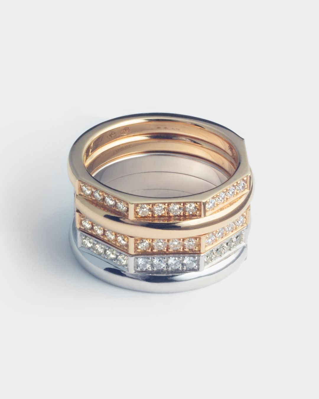 Rings from the Emilien Dualité Collection