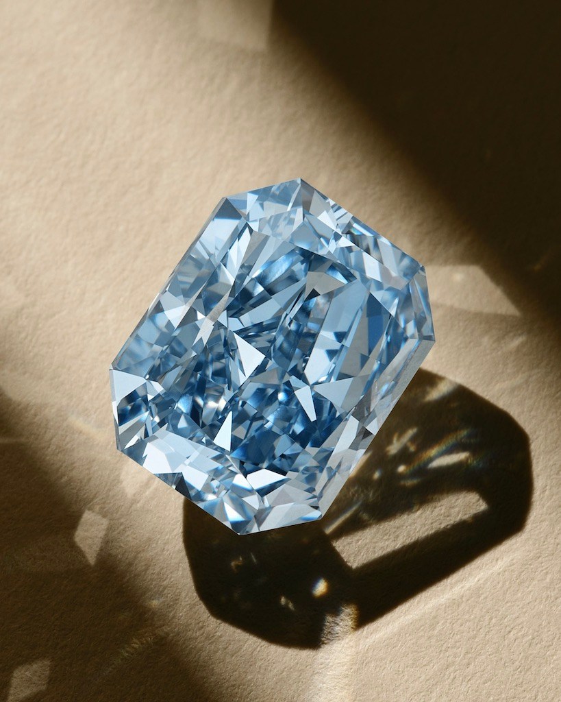 Sotheby's New York High Jewelry Sale in June led by fancy intense blue diamond