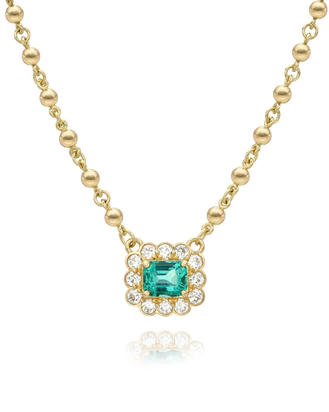 Single Stone Flora Necklace Summer Jewelry Trends
