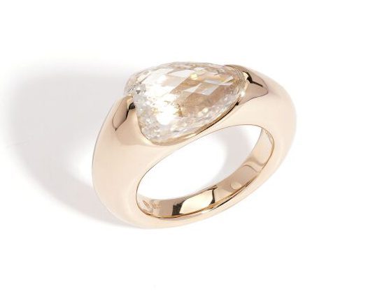 Set Your Diamond at an Unexpected Angle to make an engagement ring look bigger