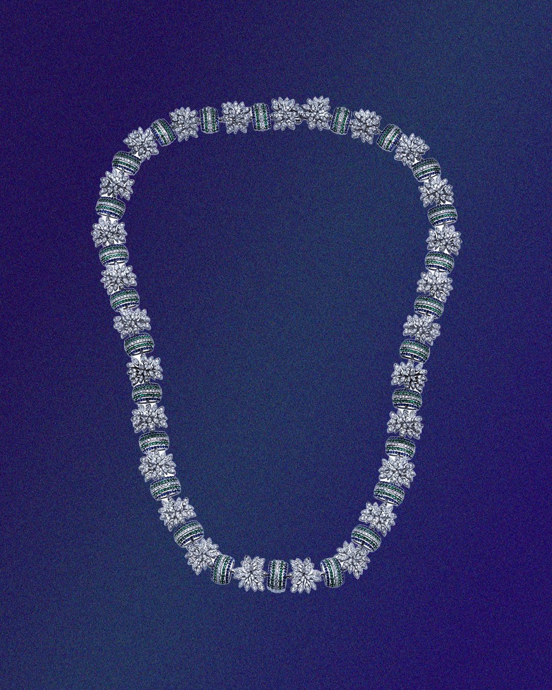 Parth Diamonds natural diamond tennis necklace