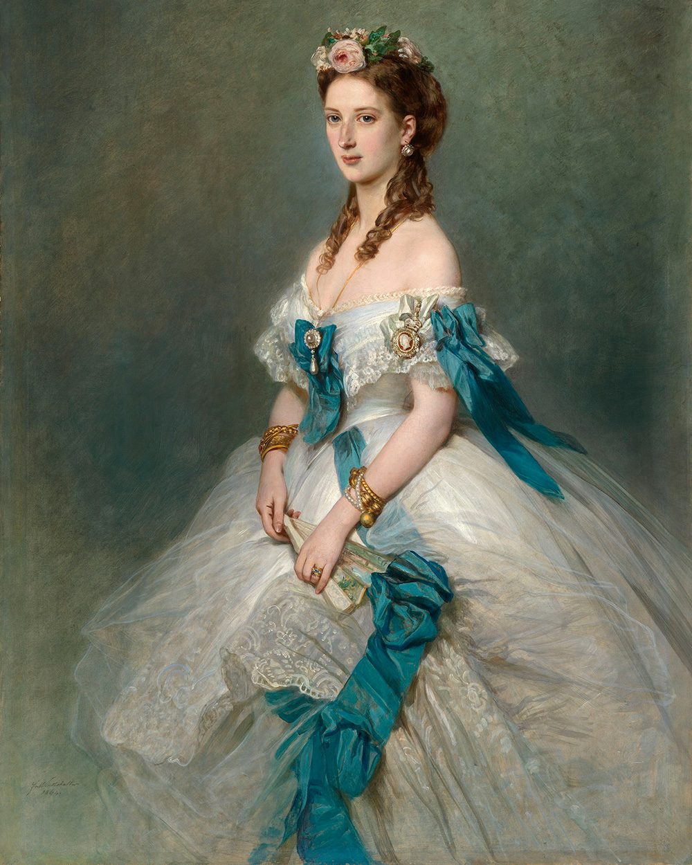 Alexandra of Denmark, Princess of Wales by Franz Xaver Winterhalter, 1864