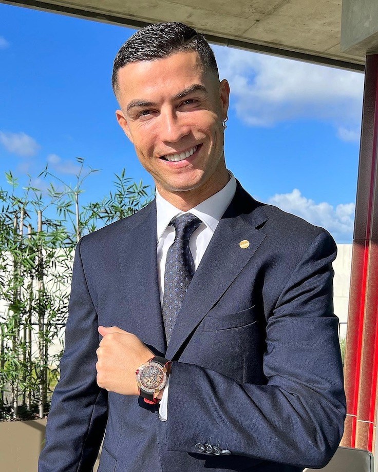 Cristiano Ronaldo announced his partnership with Jacob & Co., co-designing his first watch collection with "dear friend" Jacob Arabo in 2022.