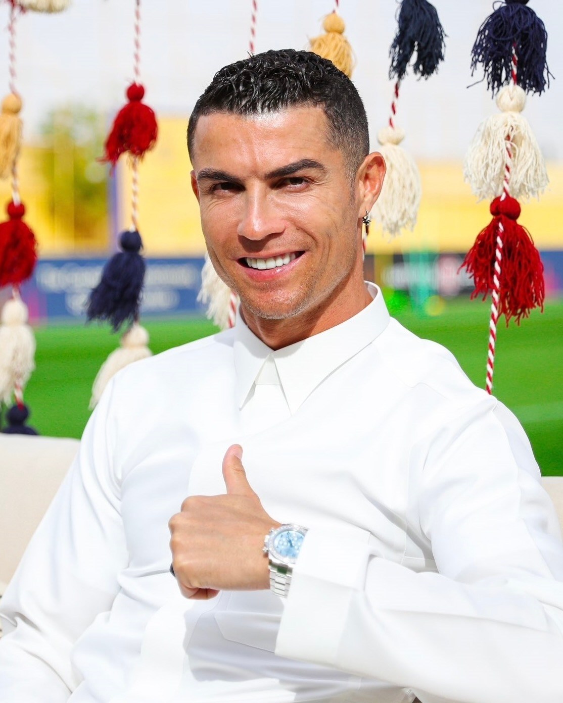 Cristiano Ronaldo's Rolex Daytona Platinum Ice Blue Ref. 116576TBR Watch