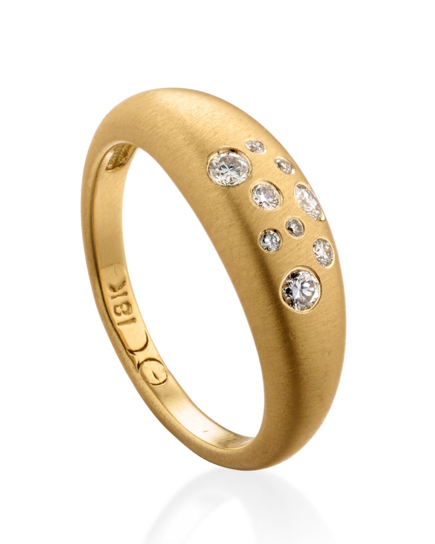 scattered diamond rings