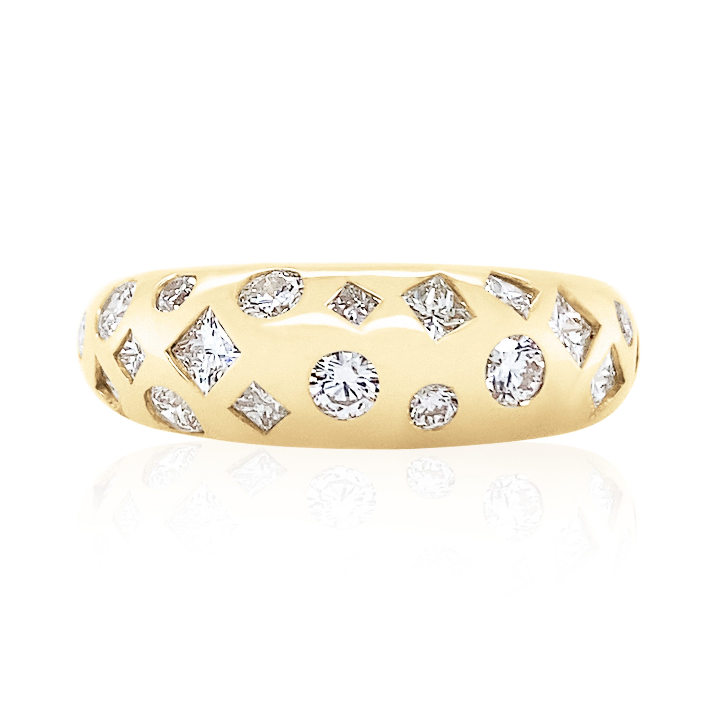 scattered diamond rings