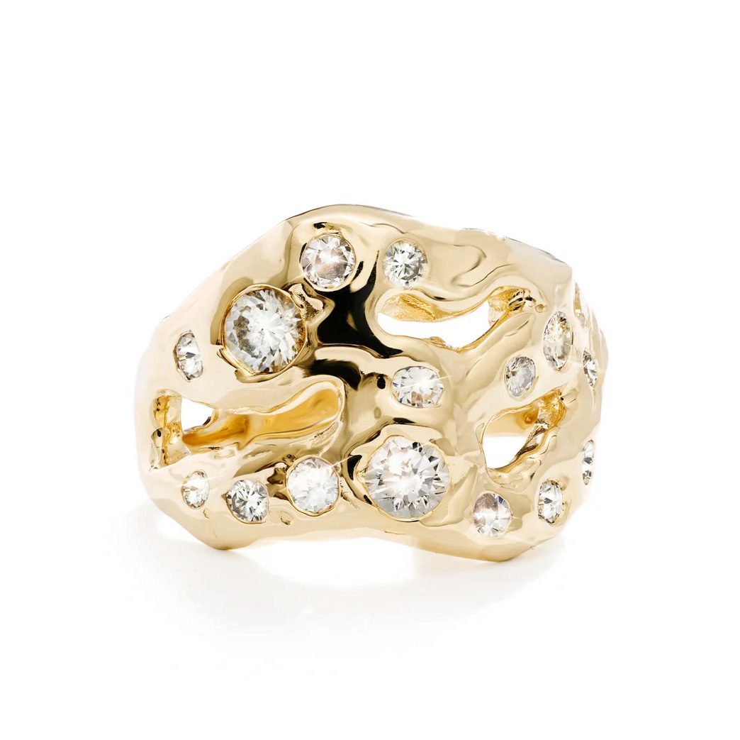 scattered diamond rings